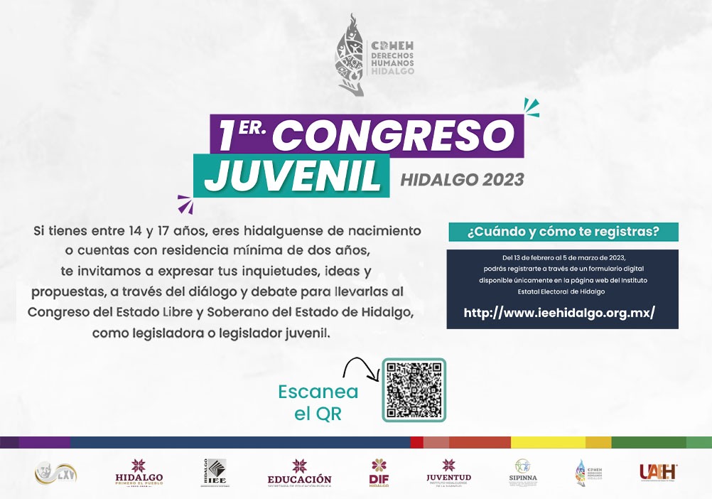 1er. Congreso Juvenil, Hidalgo 2023